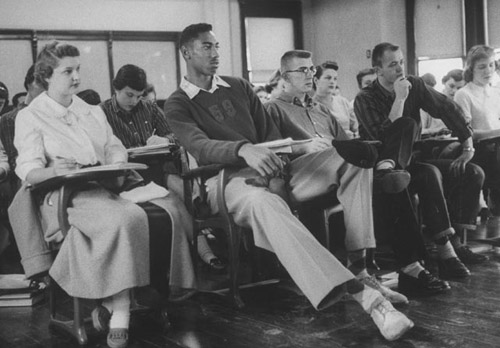 Chamberlain in Class at KU